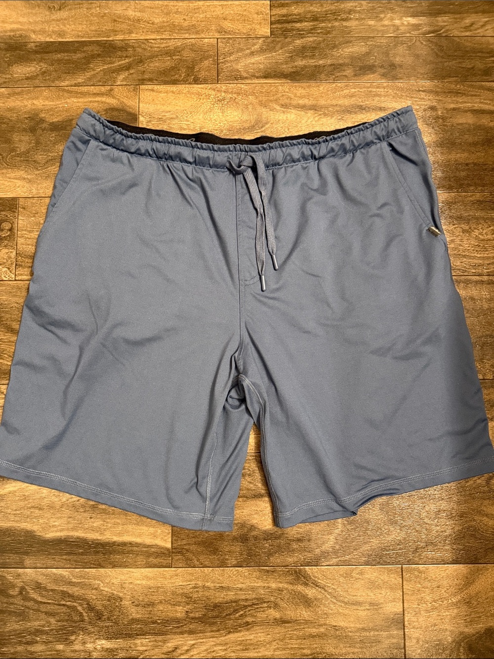 Eddie Bauer Slate Blue Athletic Drawstring Shorts
